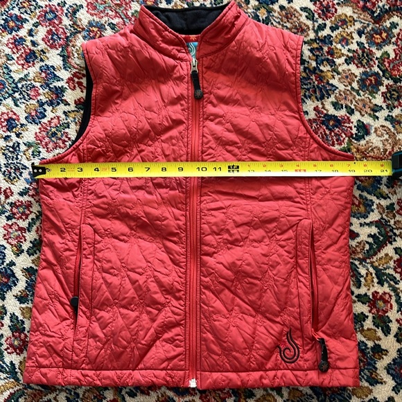 Isis brick red vest size 8. Fleece lined, side pockets. - Picture 6 of 7